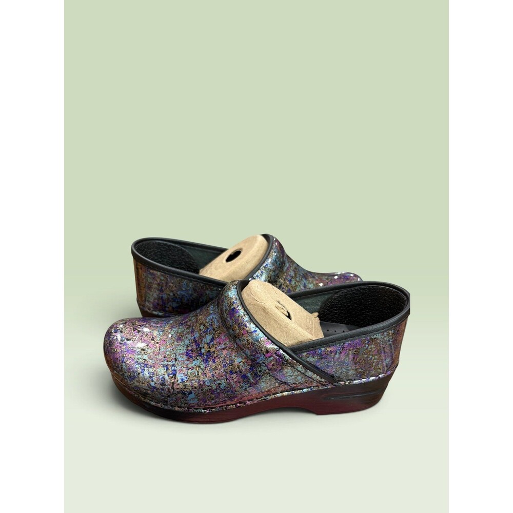 Dansko clogs Professional patent Metalic Ink size 38 Brand new